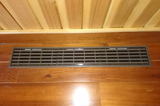 エアコンによる床下冷暖房システム エアボレー 吹き出し口